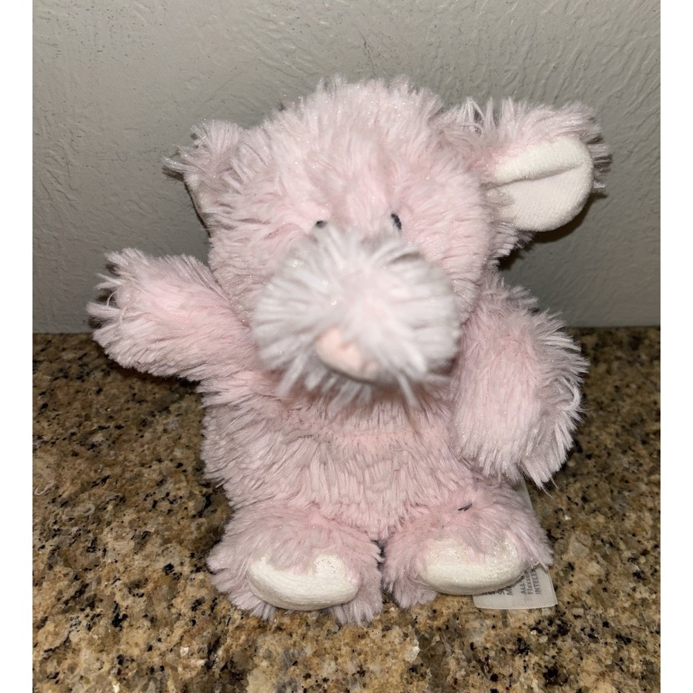 Rare Warmies Small 8" Blush Pink Elephant Soft Microwaveable Stuffed Plush